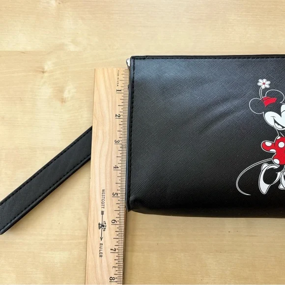 Disney Black Wristlet Clutch with Red & White Minnie and Mickey Graphic - Picture 4 of 13